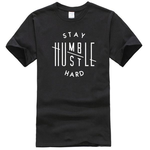 

stay humble hustle hard mens t shirt cool swag boxing training gym, White;black