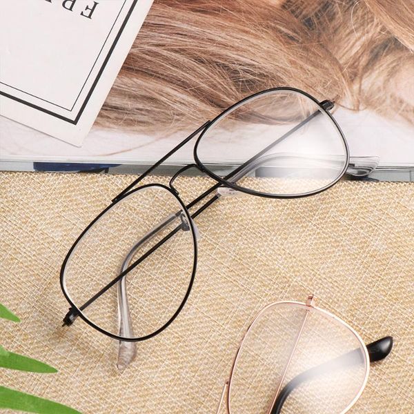 

vintage metal reading glasses oversized myopia glasses for women resin men vision care optical eyewear -1.00~5.0 diopter, White;black