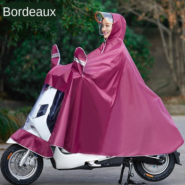 

p2fla battery car raincoat can wear tricycle can wear off poncho poncho universal long battery helmet helmet whole body rainstorm prevention