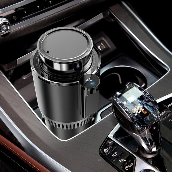 

2-in-1 dc 12v car heating cooling cup auto office cup warmer cooler smart car mug holder tumbler cooling beverage drink cans