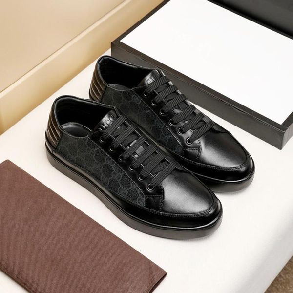 

new luxury men shoes fashion sneakers platform with box footwears trainers scarpe da uomo lace -up breathable g65 mens shoes vintage fast sh, Black