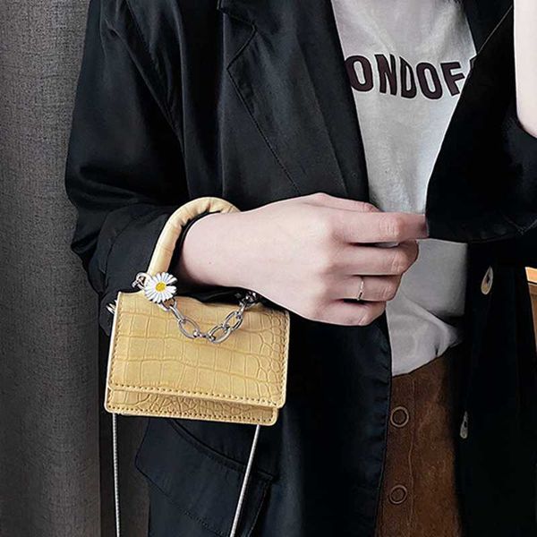 

summer mini handle bags chains shoulder flap handbags women candy