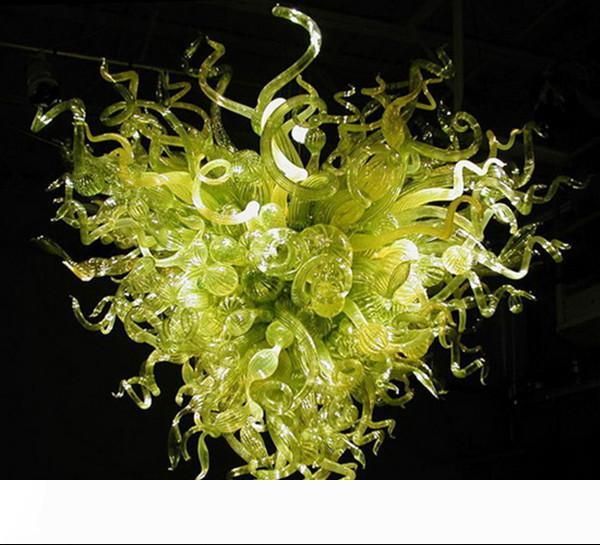 

custom made green murano modern chandelier lamp diy designed heart shaped blown glass chandeliers and pendant lamps