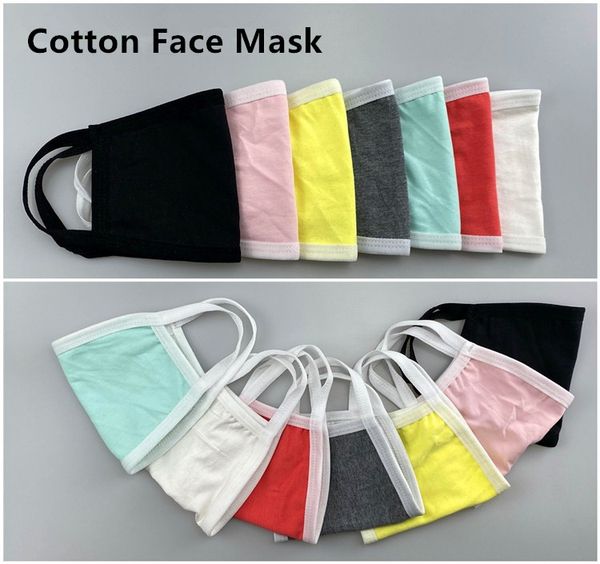 

us stock designer washable cotton face masks anti dust face mask cotton mouth earloops mask muffle cloth mask travel