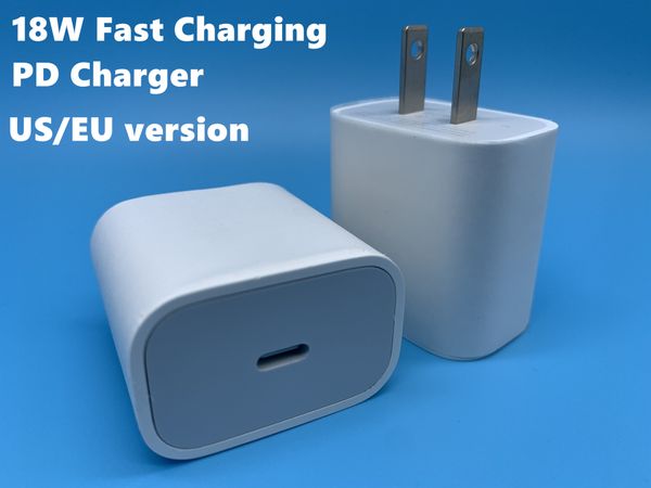 

dhl 50pcs original oem quality 18w fast charging pd charger for phone 11pro max max pad pro eu/us travel power adapte