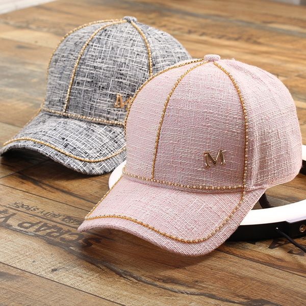 

xiaoxiangfeng hat female korean style summer diamond fashion all-match sunscreen baseball cap baseball cap sunscreen hat tide, Blue;gray