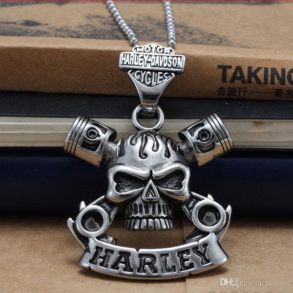 

personal quality stainless steel pendant, harley pendant jewelry delivery, Silver