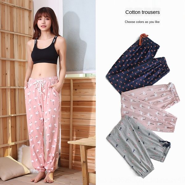 

trousers pure cotton trousers home pajamas home pants pajamas large size special offer, Blue;red