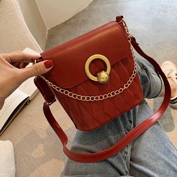 

luxury handbags women bag dismond lattice chains pu leather zipper purses and handbags designer shoulder crossbody bucket bags