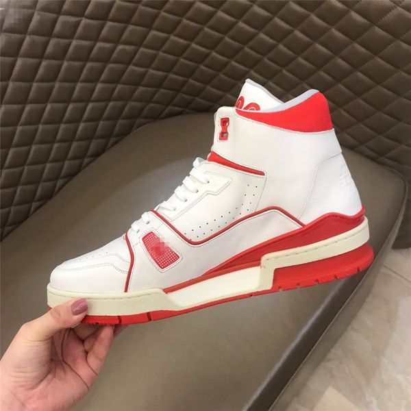 

2020 male sneakers shoes fashion high letters men sock shoes big size 38-44 compare with similar items, Black;red