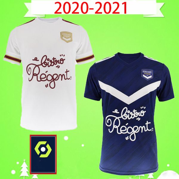 

20 21 girondins de bordeaux soccer jerseys 2020 2021 maillot de foot briand s.kalu kamano benito de oudin men basic football shirt, Black;yellow