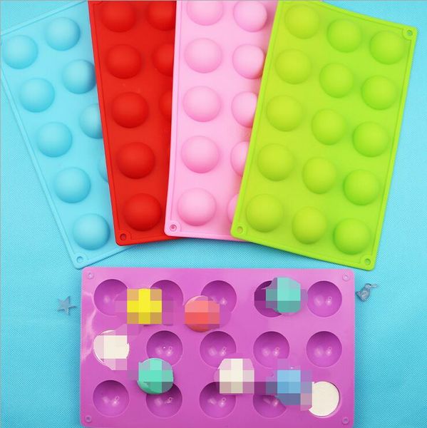 

semicircle round bakeware cute silicone model creative silicone cake ice tray chocolate baking mold cookie tray