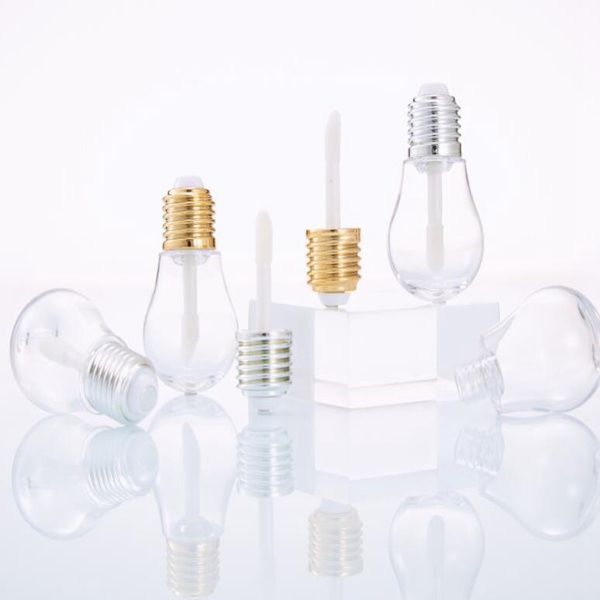 100PCS 9ML Mini lampadina fai da te smalto per labbra rossetto tubo vuoto iniezione tubo per lucidalabbra trasparente tubo cosmetico