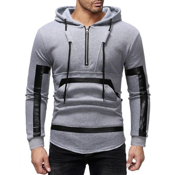 

мужчины толстовка с капюшоном толстовка печати персонализированных дизайн повседневный большой размер hoodie, Black