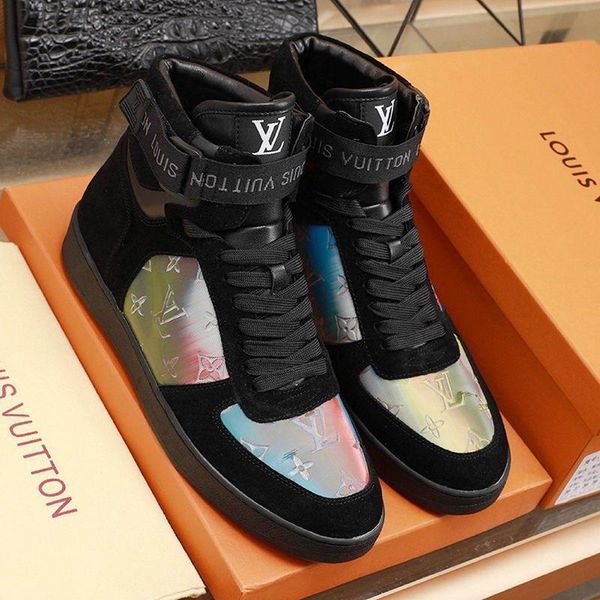 

fashion mens shoes breathable chaussures pour hommes mens shoes luxury leather rivoli sneaker boot men shoes fashion sneakers