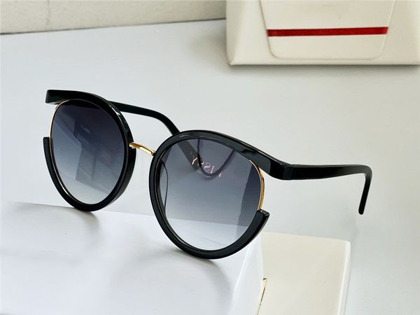 

women's fashion temperament retro glasses steampunk sunglasses model 14130, White;black