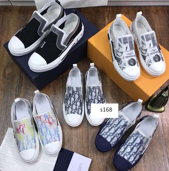 

fashion classic flower technology women's canvas shoes b23 b24 inclined men's high sports shoes b2 b23 canvas shoes, Black