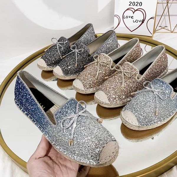 

women flats slip on flat casual shoes plaid boat shoes sequined cloth female shallow bow ladies spring footwears, Black