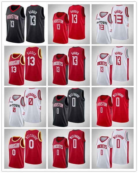 

хьюстон ракеты men уэстбрук джеймс харден swingman иконка ассоциация города баскетбол джерси, Black