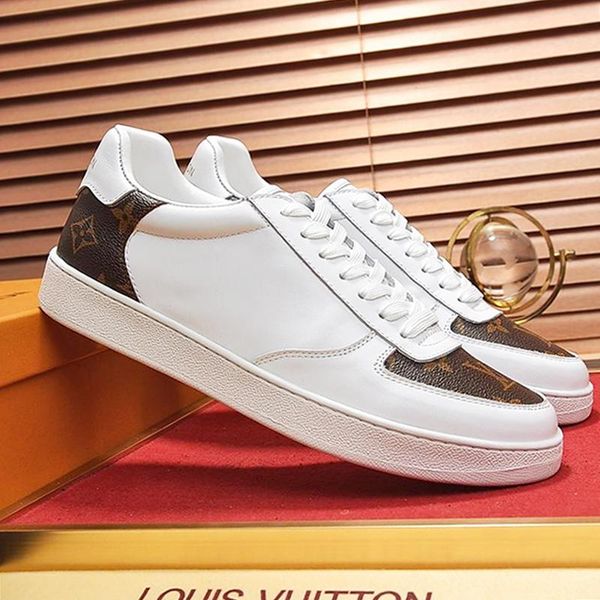 

men shoes fashion rivoli sneaker lace -up leather big size fashion sneakers chaussures pour hommes men shoes casual luxury fashion sneakers