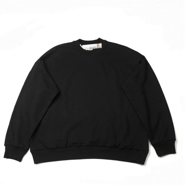 

autumn oversize heavy cotton sweatshirt hip hop black raglan pullover