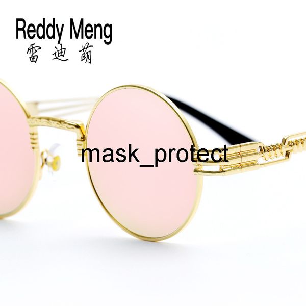

new sun metal steampunk prince glasses sunglasses 7768, White;black