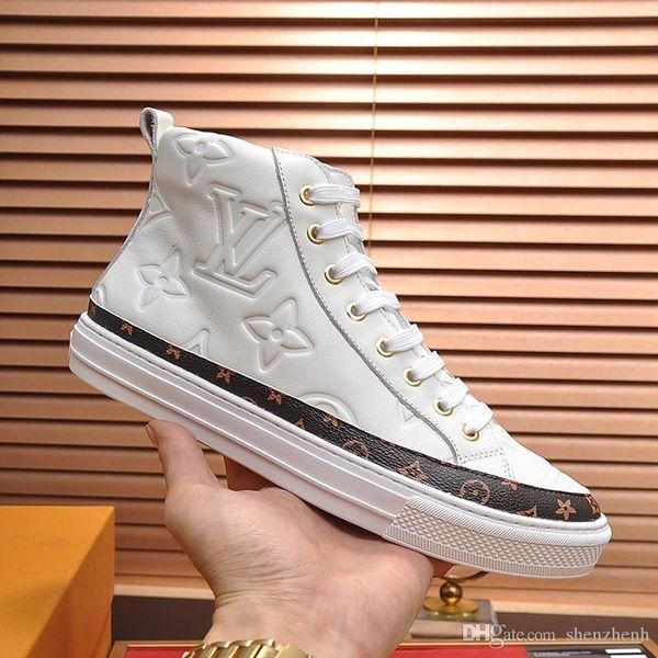 

drop ship stellar sneaker boot mens shoes fashion classic skateboarding casual shoes luxury lace -up sports men boots with origin box, Black