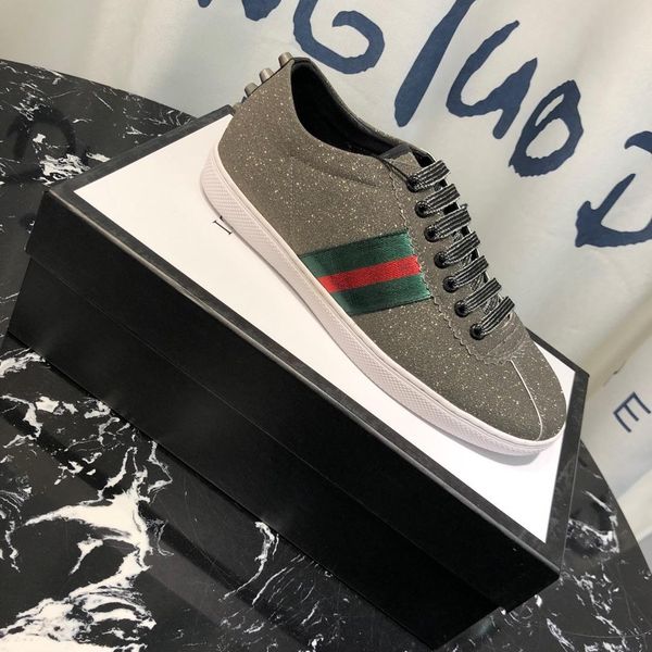 

2020-2019u new luxury street designer couple shoes striped casual shoes fashion wild men and women sports shoes 35-45