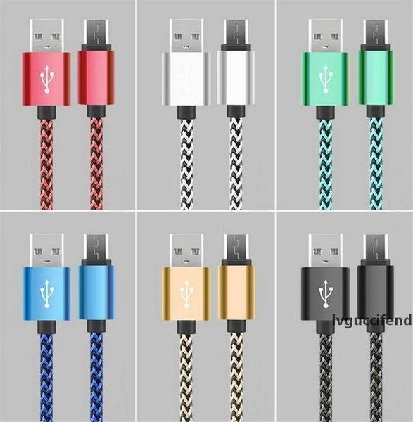 

1m 2m 3m data sync charger cable micro usb type-c charger adapter quick charge cell phone cables for samsung s8 s9 note 9 note8