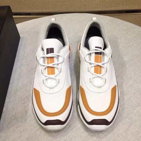 

lightweight knit fabric cloudbust sneakers men 's shoes casual shoes lace -up luxury men shoes calzado deportivo para hom, Black