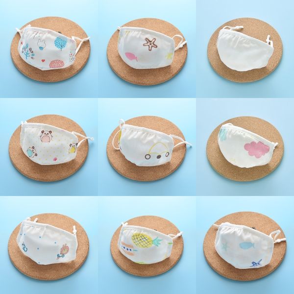 

spring and autumn long biden mask korean version of fashion with silk and satin-faced biden mask double layer printed small floral #157 #509, Black