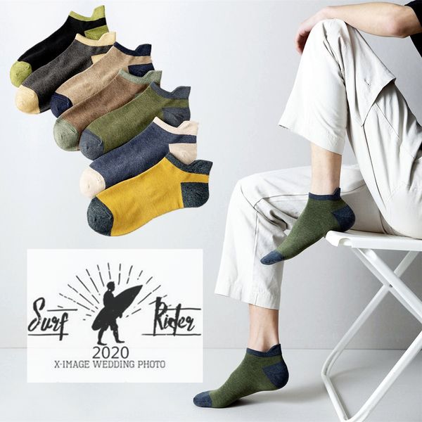 

лодка и мужские носки хлопка пот абсорбент дезодоранта лодка носки неглубоко рот мужской низкой талии летом тонкий дышащий хлопок прилив, Black