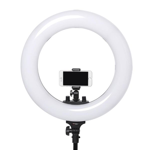

quality18 inch p studio lighting 480pcs bulbs led ring light bi-color no tripod pgraphy dimmable ring lamp for portrait