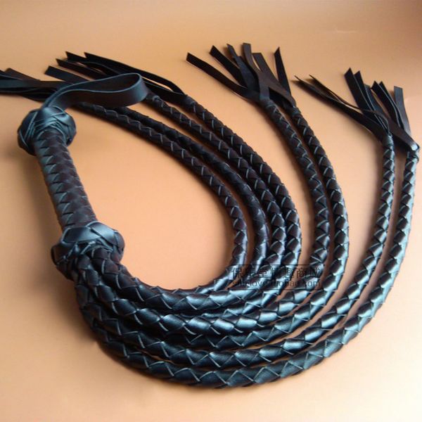 PU Leather Sex Whip Bdsm Slave Flogger Giochi per adulti Flirt Tools Cosplay Slave Bdsm Fetish Sex Toys Spank Sexo Whips For Couples CX200718