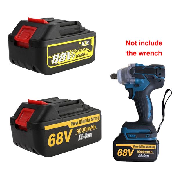 

dreamburgh new 68vf / 88vf 10000 mah li-ion battery for cordless impact brushless wrench fast charging electric wrench battery