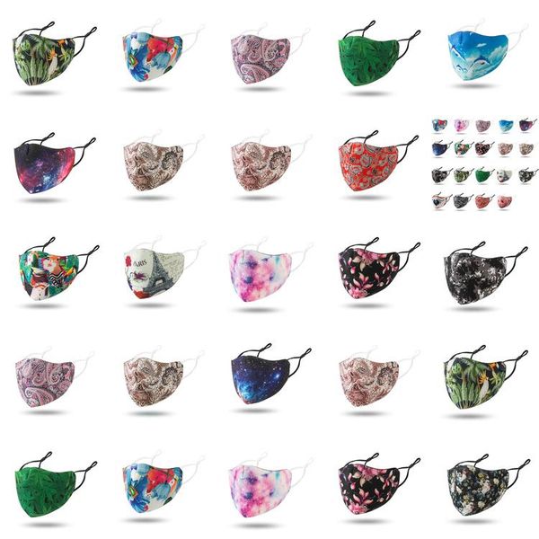

pink designer face mask reusable funny nose masks mascherine high fashion washable cloth black red starry sky mask avjej loveshop01