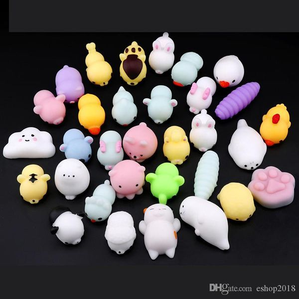 

deal squishy squeeze mini animal toys mix soft tpr cartoon kawaii decompression toys for kids party favor gifts