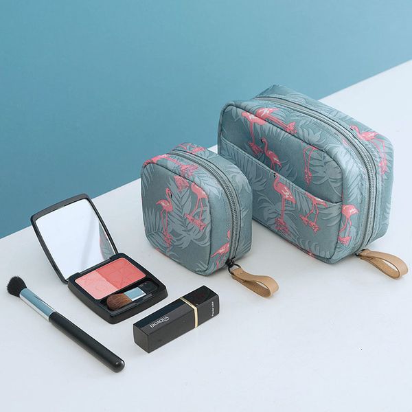 

fashion mini solid color flamingo makeup bag lipstick bag cactus travel cosmetics beauty makeup bag storage