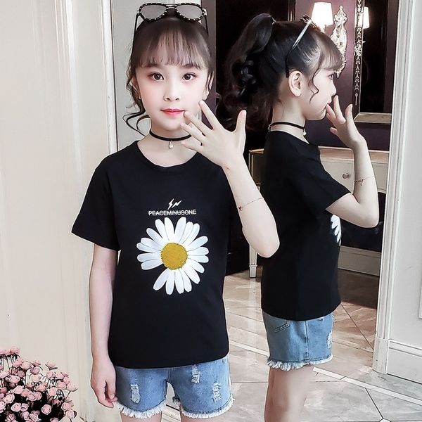 

pure cotton girls big cartoon korean loose new style pure cotton girls big cartoon korean loose new style t-shirt t-shirt, Blue