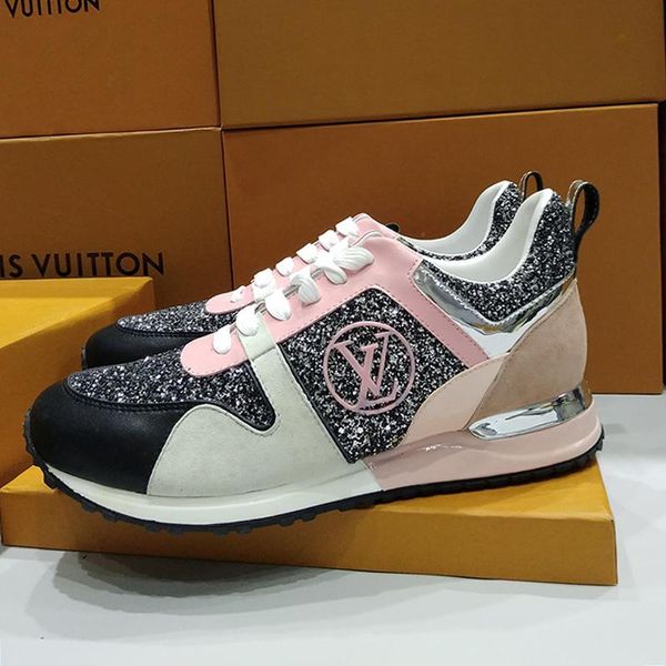 

new womens shoes luxury run away sneaker footwears breathable design casual chaussures de femme womens shoes fashion with origin box drop sh, Black