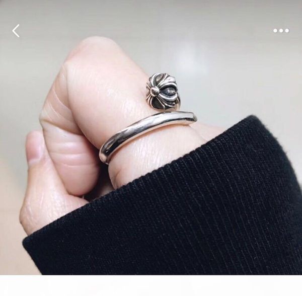 

925 sterling silver fashion brand ch designer nail rings for lady design mens and women party wedding lovers gift luxury hip hop jewelry