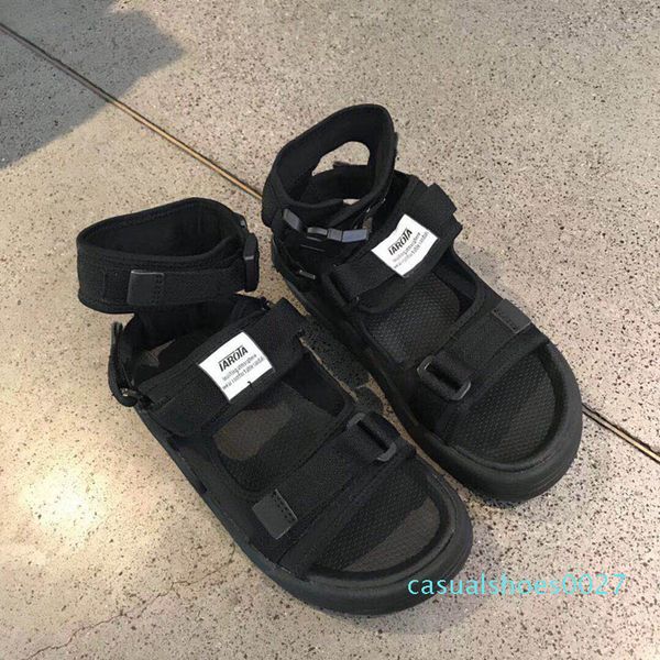 

crystal2020 сандалии trend вьетнам мужчины и женщины свободное время движения увеличение lovers пляжная обувь сандалии двухцелевые c27, Black