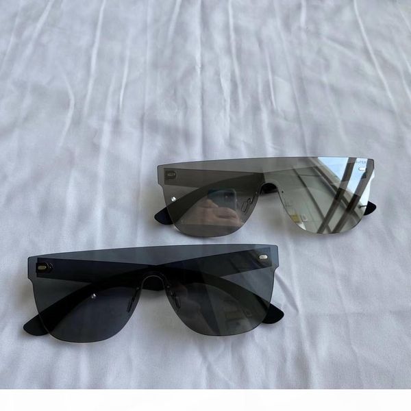 

flat sunglasses super by retrosuperfuture silver mirror sunglasses men shades sun glasses uv protection with box, White;black