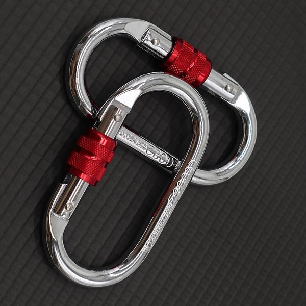 

ckbsc air yoga hammock accessories buc accessories mountaineering buckle 25kn chrome plated o-type main lock outdoor mountaineering buckle s