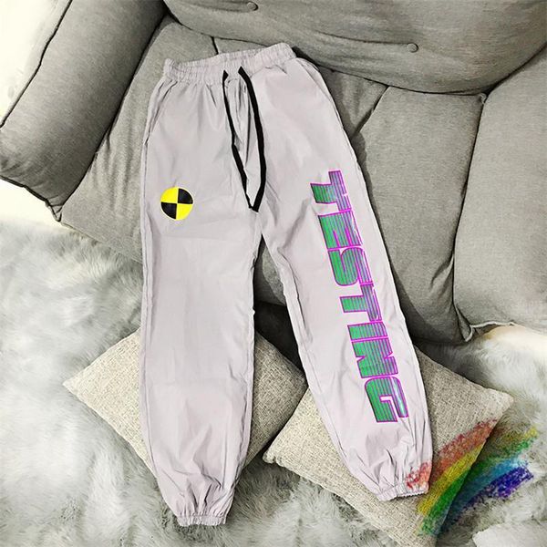 

asap rocky testing 3m reflective joggers women men 1:1 version jogger pants mens causal track asap rocky pants joggers sh190907, Black