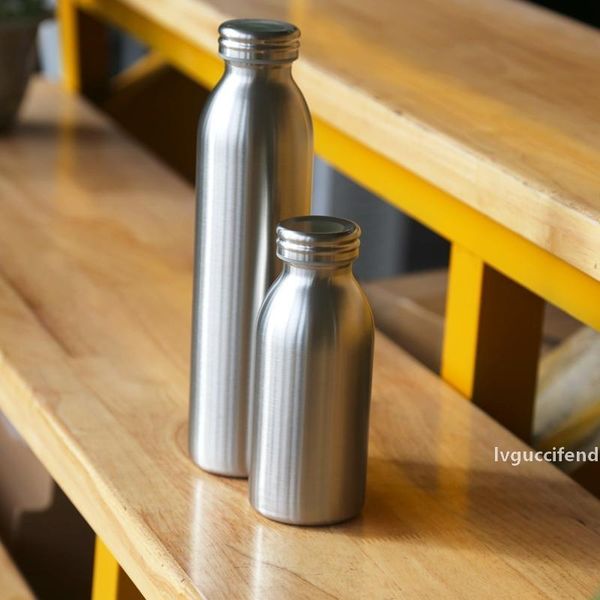 

20oz stainless steel milk bottles double wall vintage breakfast shake container vintage drinking flask travel mugs