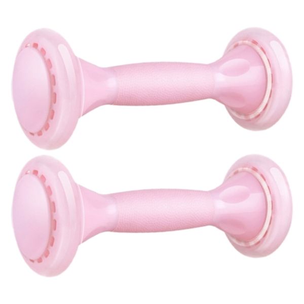 

dumbbells deluxe vinyl coated hand weights all-purpose color coded dumbbell for strength training set of 2