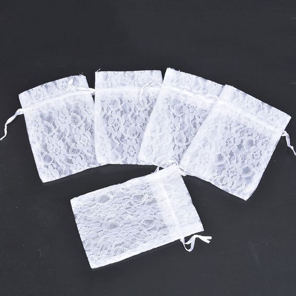 

double lace organza drawstring beam gauze bag jewelry ba lace yarn bag wedding gift jewelry bag