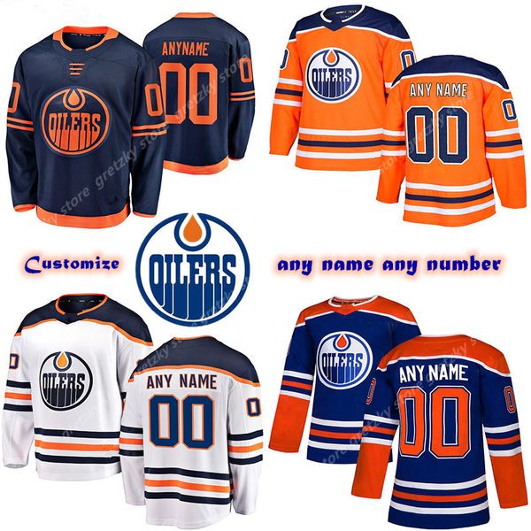 

custom men's kids women's edmonton oilers jerseys 97 connor mcdavid 74 ethan bear 44 kassian customize any number any name hockey, Black;red