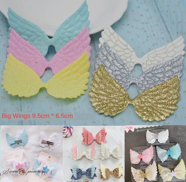 

accessories angel big wings gold powder fabric korean diy handmade diy headdress headdress hairpin gift decorative materials, Silver